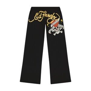 Ed Hardy | LKS SKULL BLACK FLARED SWEATPANT
